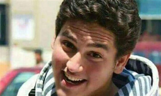 [Twenty-one-year-old prisoner Ahmed al-Khatib. Photo from the Facebook page of Ahmed al-Khatib.]