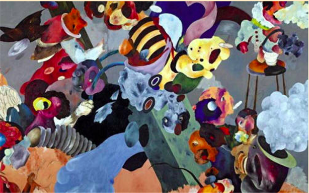 [A Painting by the Iraqi Artist Ahmad al-Soudani]