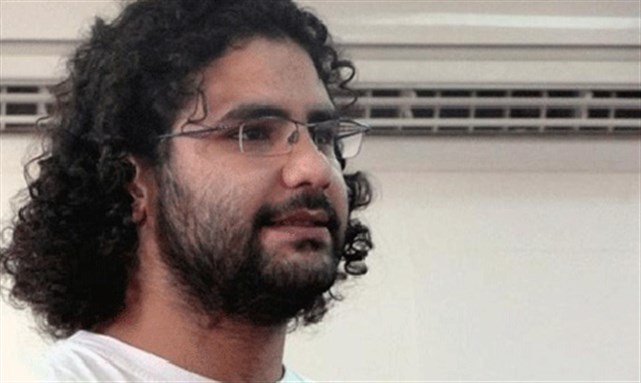 [Alaa Abd El-Fattah. Image from Ahram Online]