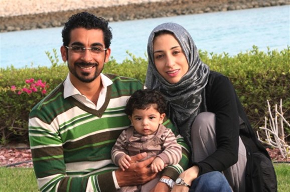 [Left to right: Ghazi Farhan and Alaa Shehabi. Image from Alaa Shehabi.]