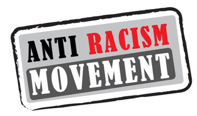 [Logo for Anti-Racism Movement in Lebanon. Image from antiracismmovement.com]