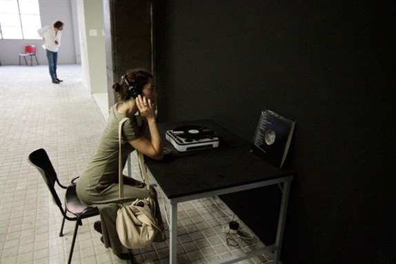 [Installation view of \"(a(version)s)\" at Ashkal Alwan`s Home Workspace, Beirut.]