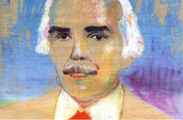 [Portraiat of Mahmud al-Braykan. Image from al-Quds al-Arabi]