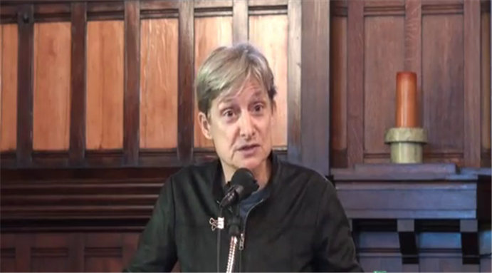 [Judith Butler. Image from screenshot of below video]