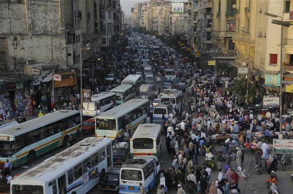 [Cairo Traffic. Image by Andy Serrano via andyserrano.com]