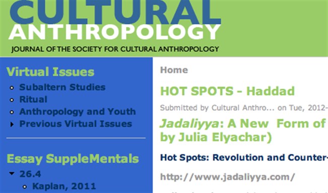 [Image from the academic journal Cultural Anthropology]