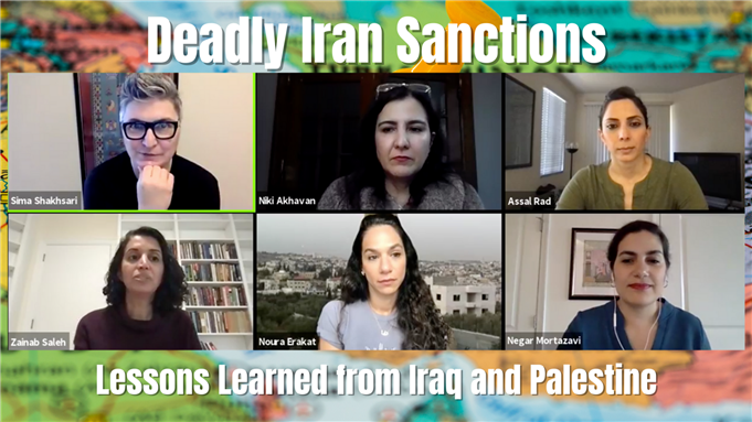 Deadly Iran Sanctions: Lessons Learned from Iraq and Palestine (Video)