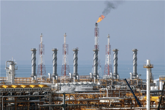 A view of the South Pars gas field in the city of Kangan near the southern Iranian port of Assalouyeh, Iran [File: Abedin Taherkenareh/EPA]