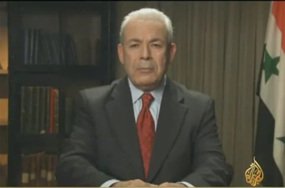 [Burhan Ghalioun. Image from screen shot of below video.]