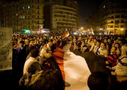 [Tahrir Square on 30 November 2011. Image Source: Hossam el-Hamalawy, http://www.flickr.com/photos/elhamalawy/]