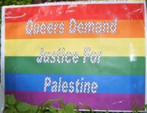 [Queers For Palestine; Image From Unknown Archive]
