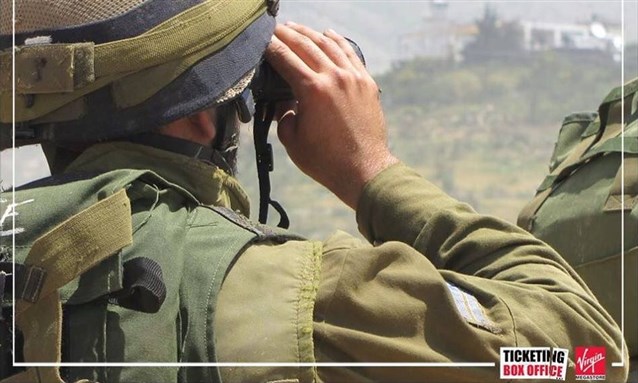 [Screenshot of the deleted tweet by Virgin Ticketing Box Office with image of Israeli soldier used in an ad for the Lebanese Army. Photo: Virgin Ticketing Box-Office/Twitter