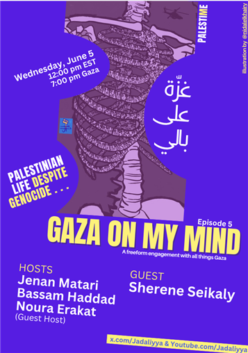Gaza On My Mind: A Freeform Engagement with All Things Gaza Part 5 (5 June)