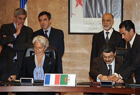 [IMF Director Christine LaGarde meets with Algerian Finance Minister Karim Djoudi. Photo via Algerie-Focus.com]