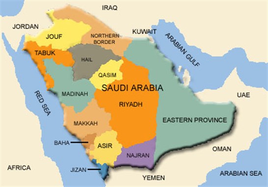 [Provinces of Saudi Arabia. Image from mena-electionguide.org]