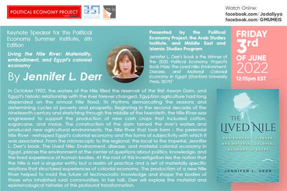 LIVE EVENT - Living the Nile River: Materiality, Embodiment, and Egypt's Colonial Economy (3 June)