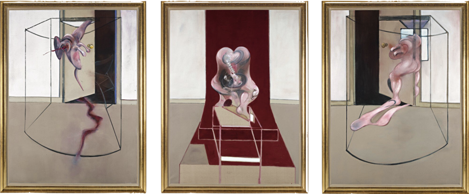 Francis Bacon Triptych inspired by the Oresteia of Aeschylus (photo courtesy Sotheby’s)