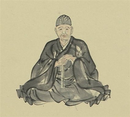 [لوحة تصوّر الشاعر ماتسو بوشو، Morikawa Kyoriku]