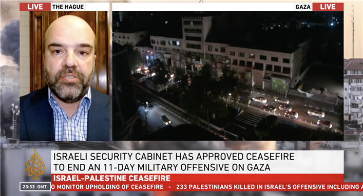 Jadaliyya Co-Editor Mouin Rabbani Discusses Ceasefire Between Israel and Palestinian Organizations in Gaza on Al Jazeera