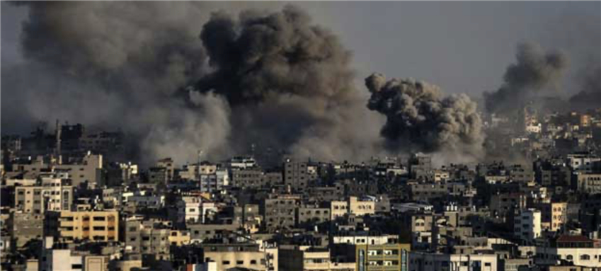 Air strikes continue in Gaza. Credit: WHO