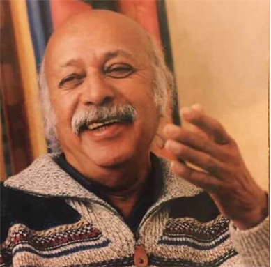 [Muzaffar Al-Nawwab. Image by Jamal Jum`a]