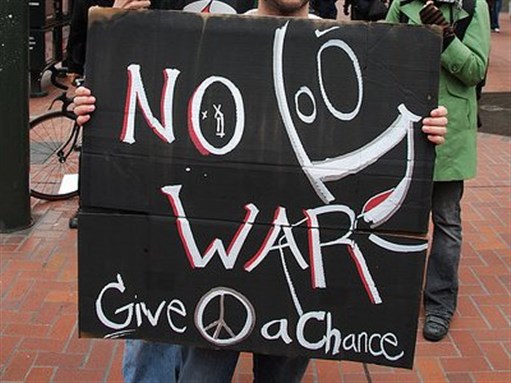 [Washington, DC protest against the war in Iraq in 2008. Image by Steve Rhodes via Flickr]