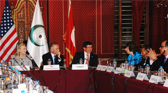 An Organization of Islamic Cooperation Conference meeting between Turkey and other states (2011). Photo by randam via Wikimedia Commons.