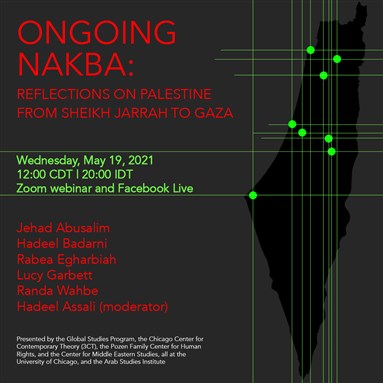 LIVE EVENT - Ongoing Nakba: Reflections on Palestine from Sheikh Jarrah to Gaza (19 May)