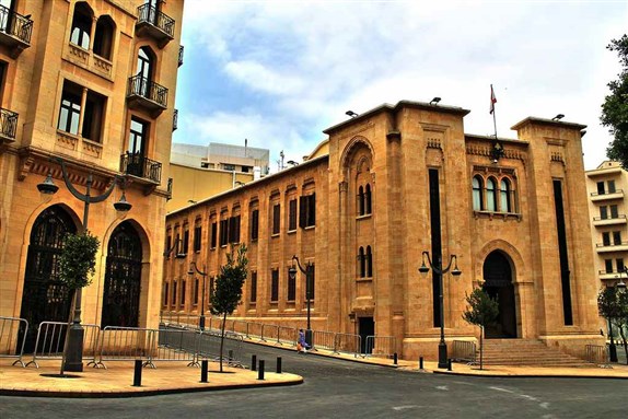 [Lebanese parliament building. Image by rabiem22 via Flickr]