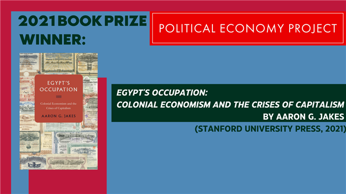 Announcing the Winner of the 2021 Political Economy Project Book Prize