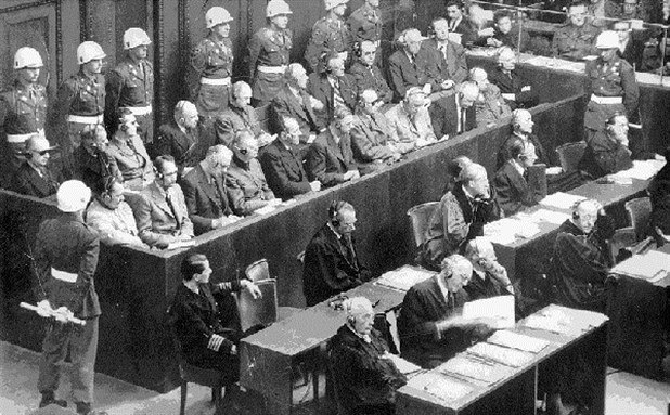 [Image from Nuremberg War Crimes Tribunal]