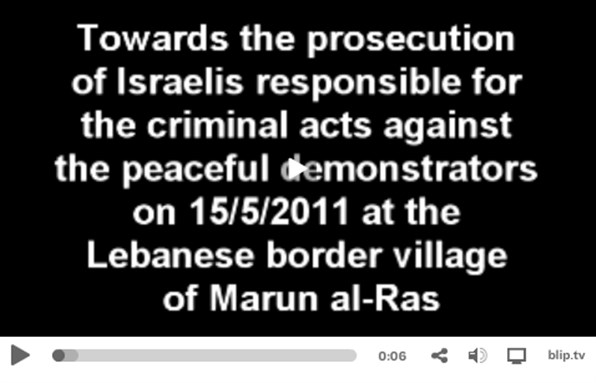 Legal Fallout of Israeli Attack on Lebanese Nakba Day March (Video)