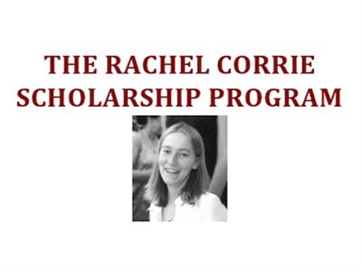 Call for Applicants: Rachel Corrie Scholarship Program