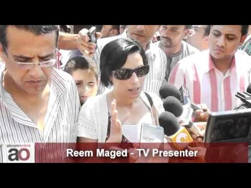 [ONTV host Reem Maged. Image/ahramonline] 