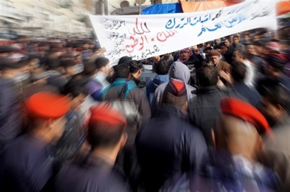 [Protest in Amman in January 2012. Image by Charles Roffey via Flickr] 