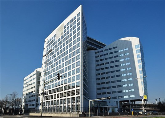[The International Criminal Court in the Hague. Image by Vincent van Zeijst. From Wikimedia Commons.]