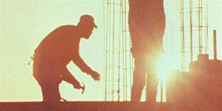 [Still image from \"Promised Lands.\"]
