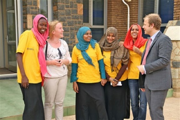 [Students at Ahfad Women`s University in Khartoum. Image by Utenriksdept via Flickr] 