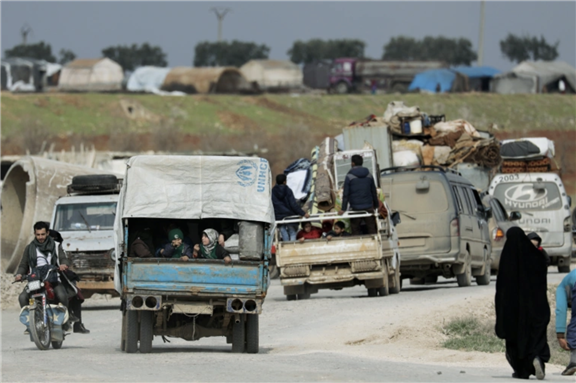 Turkey took control of Afrin after a military incursion alongside allied Syrian fighters in 2018 from Khalil Ashawi via Reuters