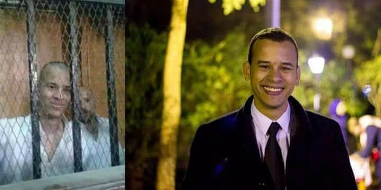 [Detained lawyer Tarek Hussein. Photo from the official Twitter page of the EuroMed Rights Network.] 