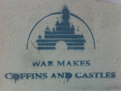 [Graffiti on Beirut`s Bliss Street. Image by Ziad Abu-Rish]
