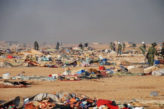 [Refugee camp in Western Sahara photo credit: Anticapitalistes.net]