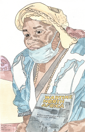 Illustrated by Majdouline Boum-Mendoza.