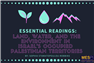 Essential Readings: Land, Water, and the Environment in Israeli Occupied Palestinian Territories (by Sophia Stamatopoulou-Robbins)