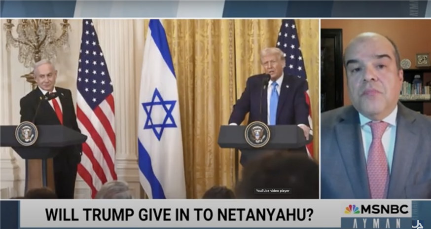Jadaliyya Co-Editor Mouin Rabbani Discusses US Direct Negotiations with Hamas on MSNBC (10 March)